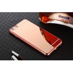 Wholesale iPhone 7 Plus Mirror Shiny Hybrid Case (Rose Gold)